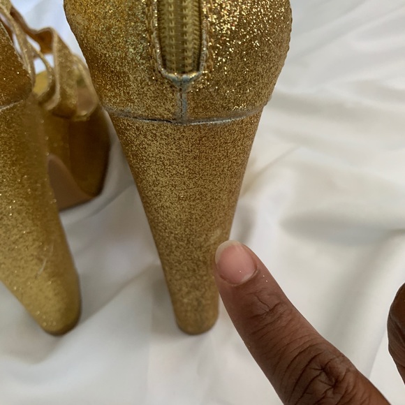 ROUGE Platform Glitter Sandals - Picture 7 of 7